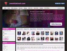 Tablet Screenshot of jodohsakinah.com